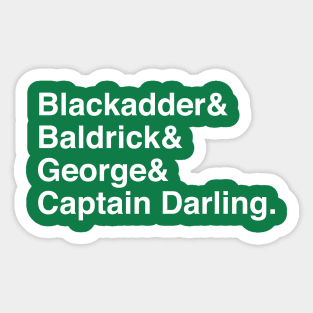 Blackadder Ampersand Sticker